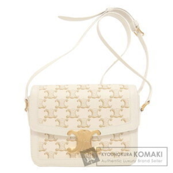Celine Teen Triomphe Shoulder Bag Calf Leather - Picture 1 of 9